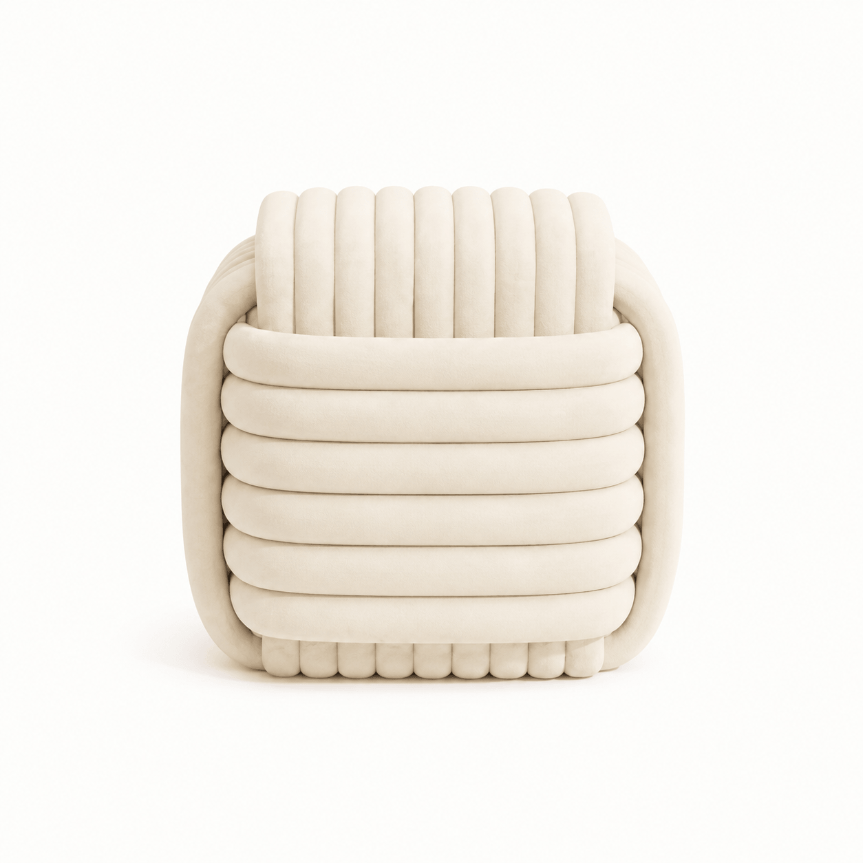 Cubed Woven Footstool