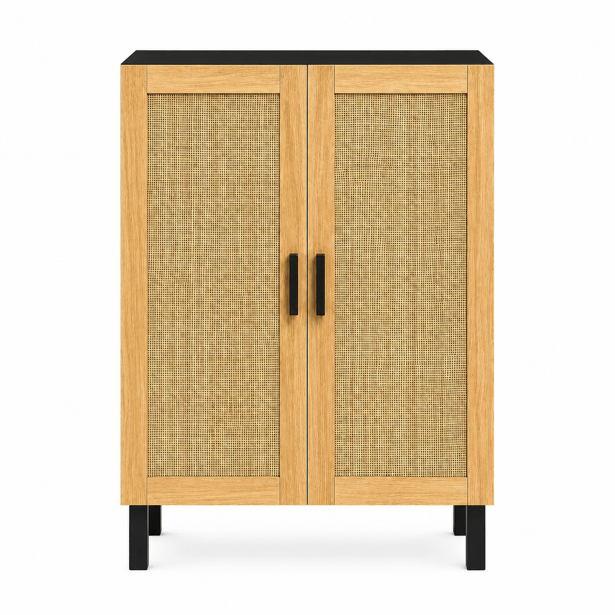 Boho Rattan Cabinet