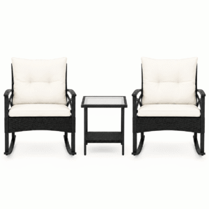 3-Piece Rattan Patio Set
