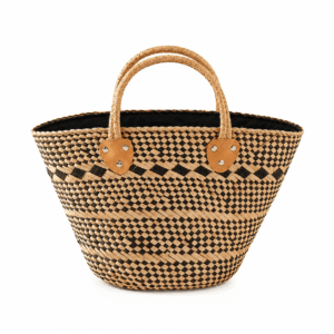 Oval Woven Handbag