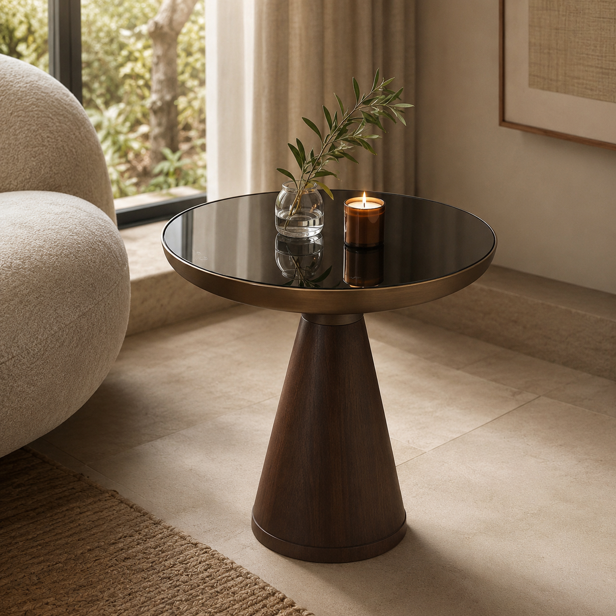 Aurelia Glass Side Table - Image 3