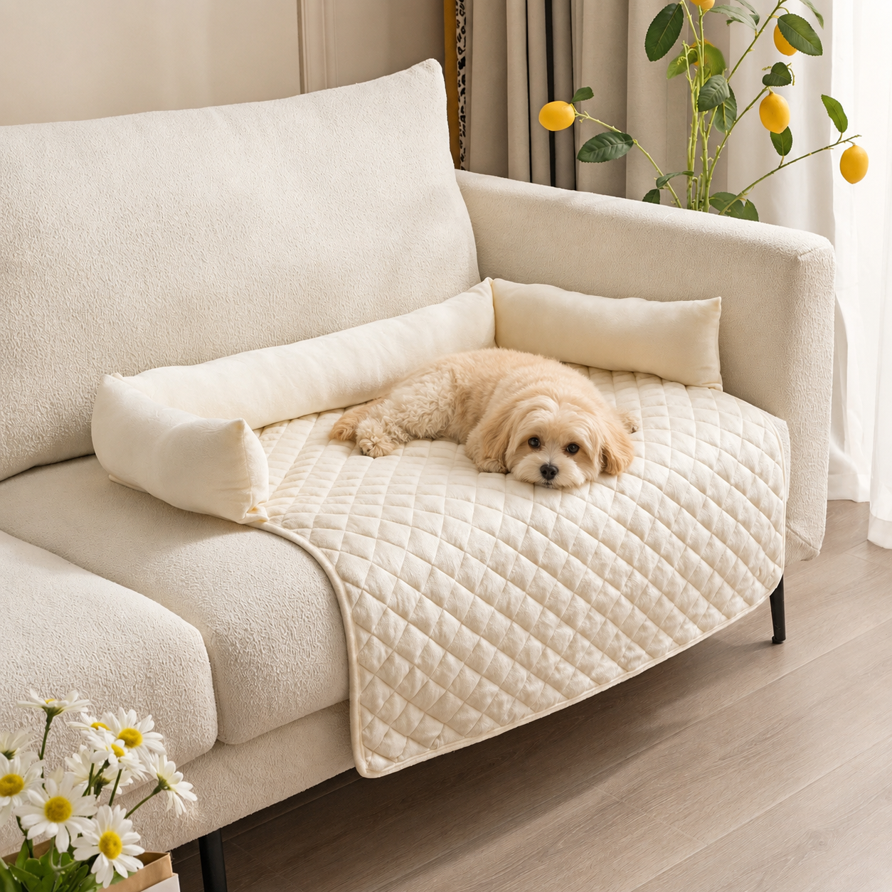 Plush Pet Sofa Bed Mat - Image 7