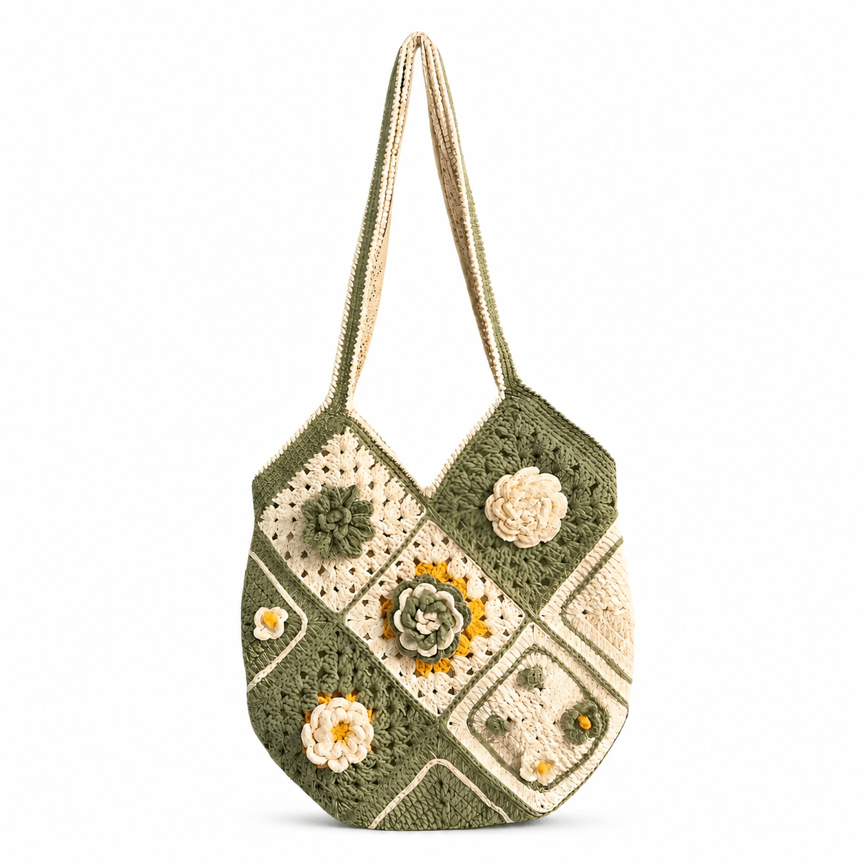 Crochet Flower Bag