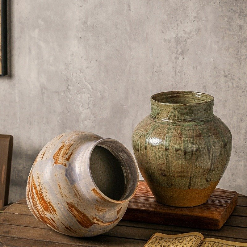 Retro Ceramic Flowerpot - Image 2
