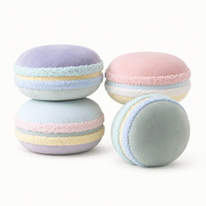 Macaron Round Plush Pillow