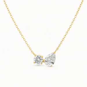 Heart Zircon Pendant Necklace