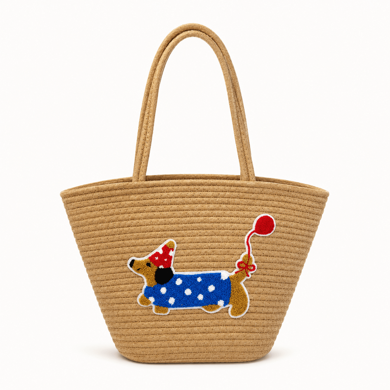Knitted Dachshund Tote Bag - Image 3
