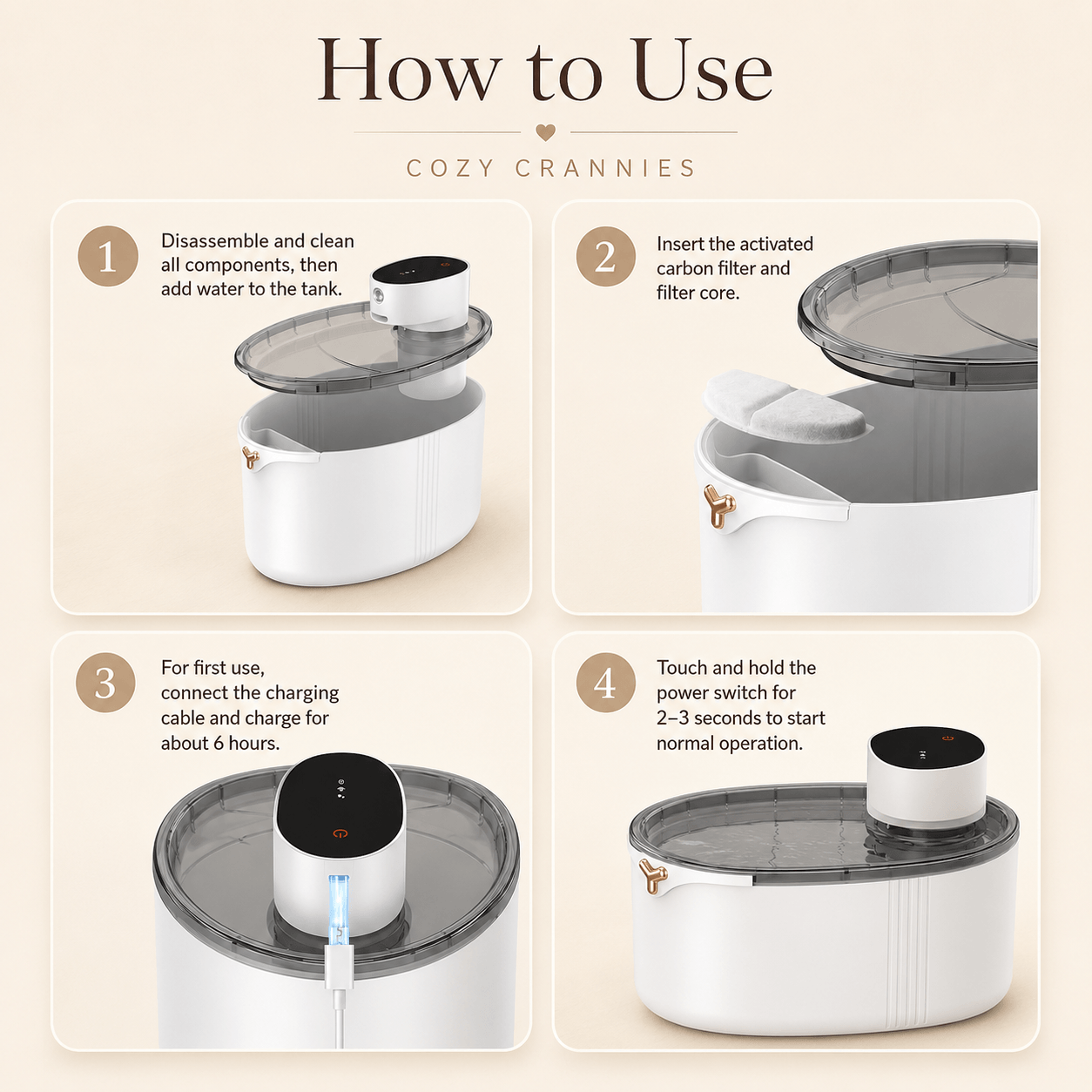 Wireless Smart Pet Water Fountain - Image 3