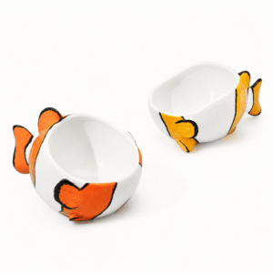 Clownfish Ceramic Cat Bowl
