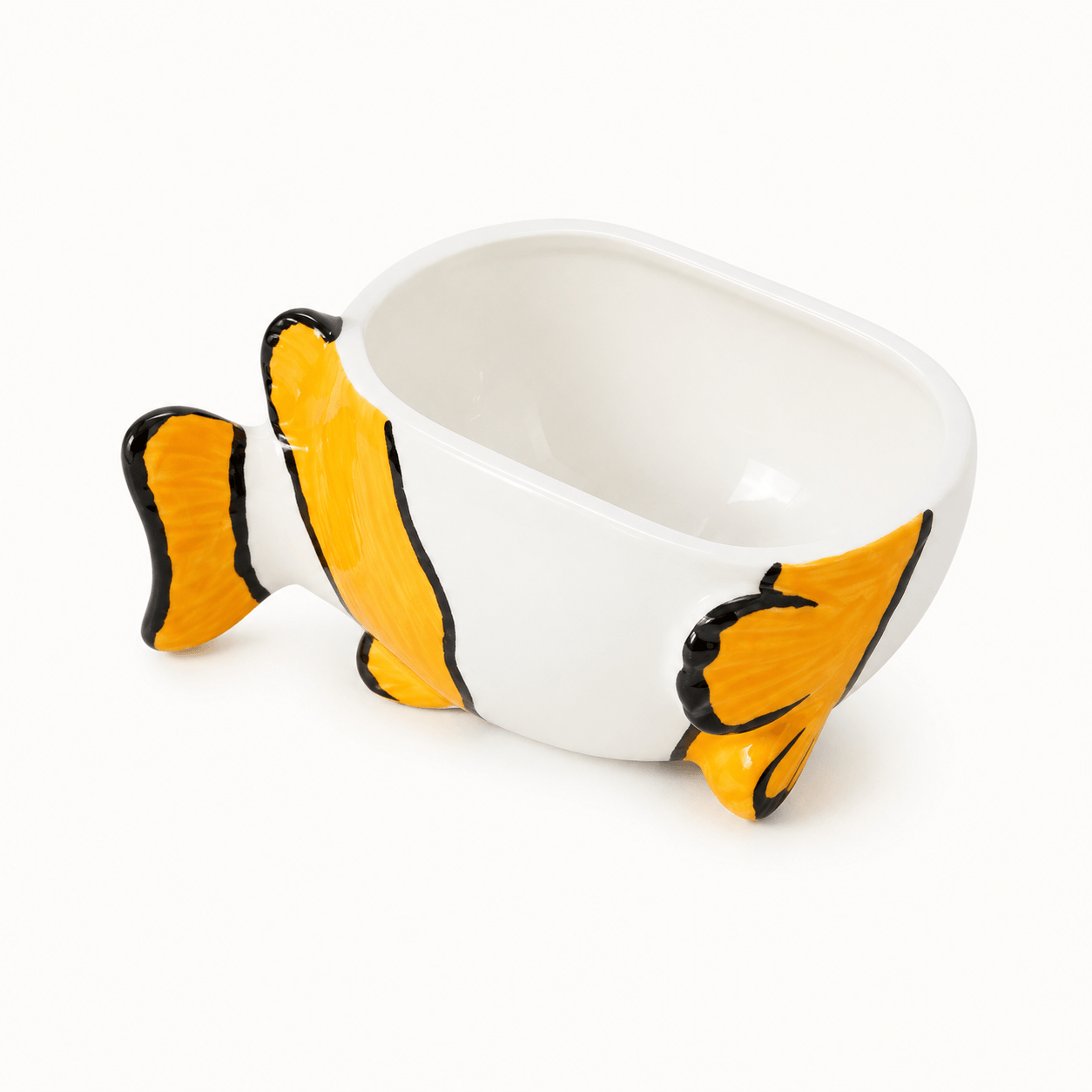 Clownfish Ceramic Cat Bowl - Image 3