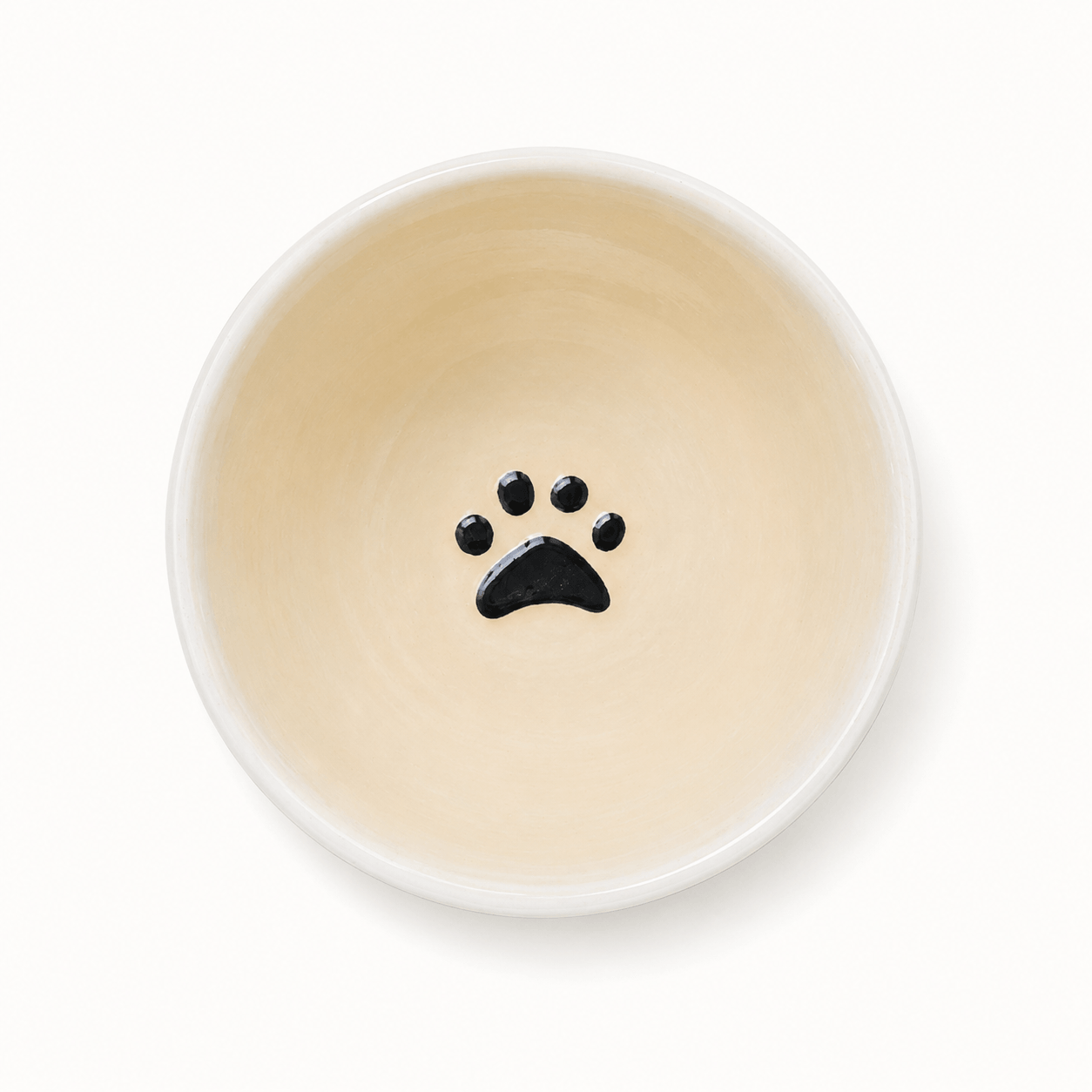 Ripple Paw Elevated Ceramic Bowl - Image 2