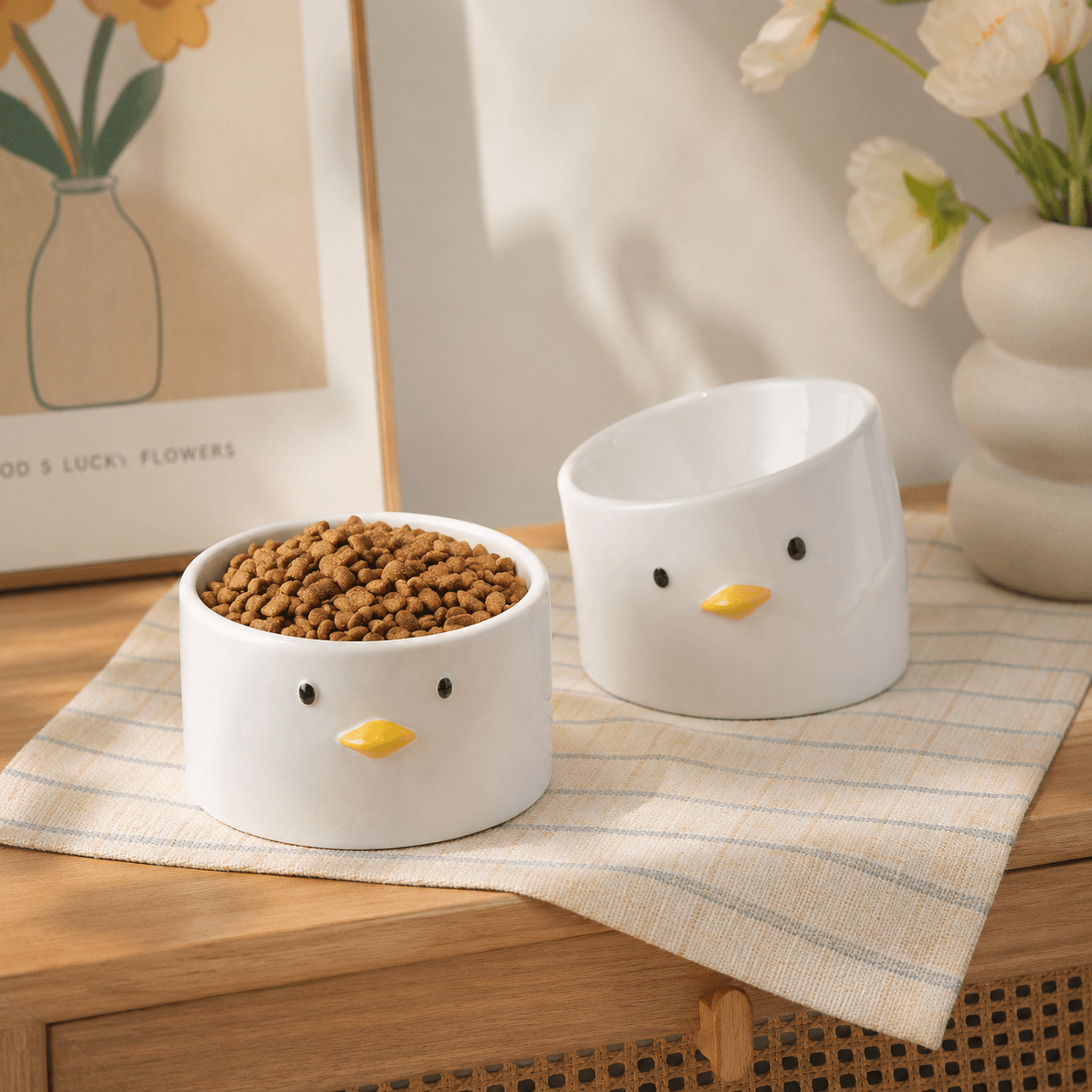 Chicken Ceramic Pet Bowl - Image 2