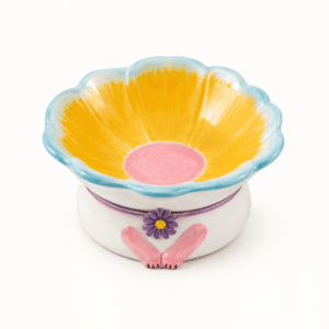 PetalBloom Elevated Ceramic Pet Bowl