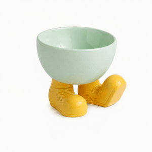 Happy Feet Elevated Ceramic Pet Bowl