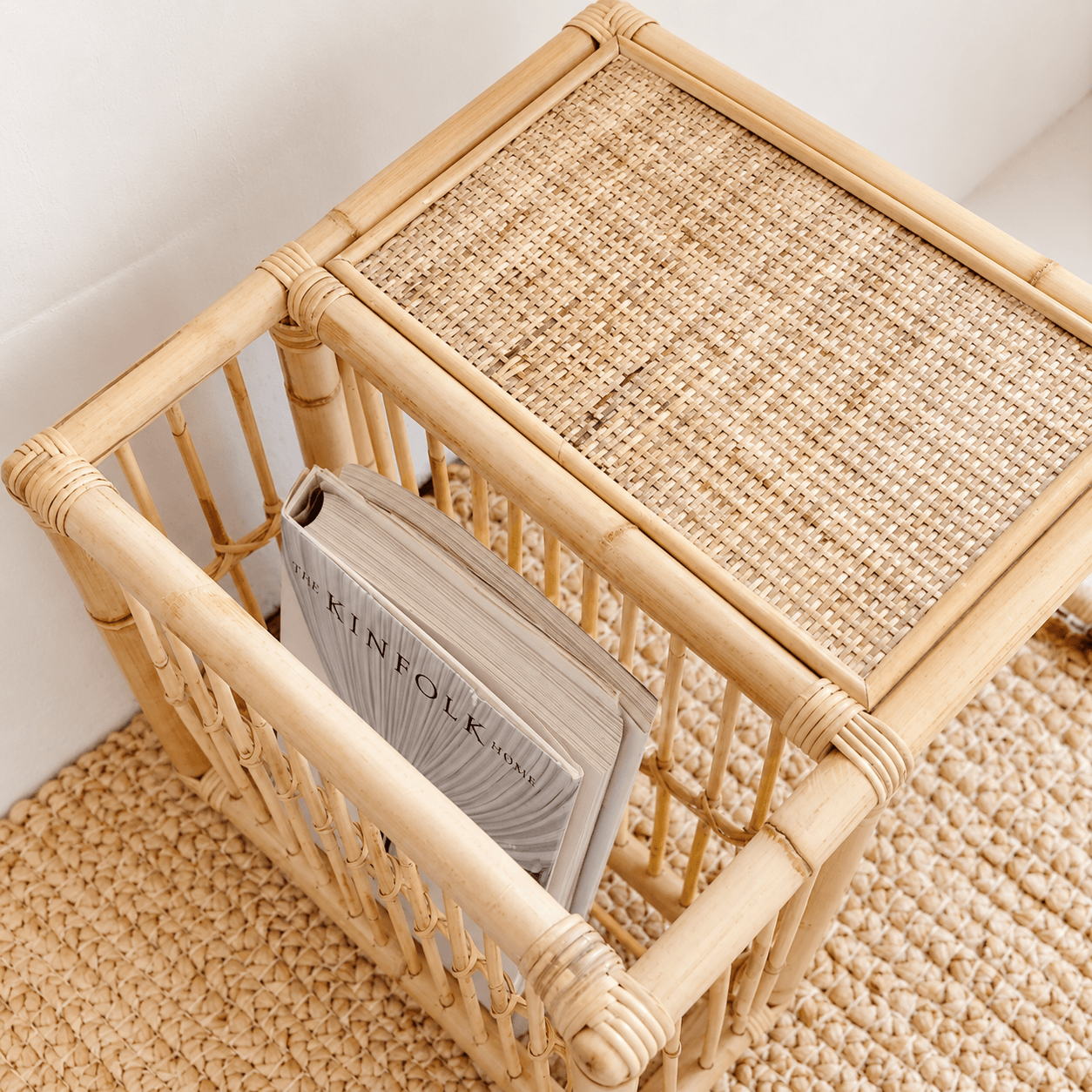 Kane Rattan Storage Side Table - Image 3