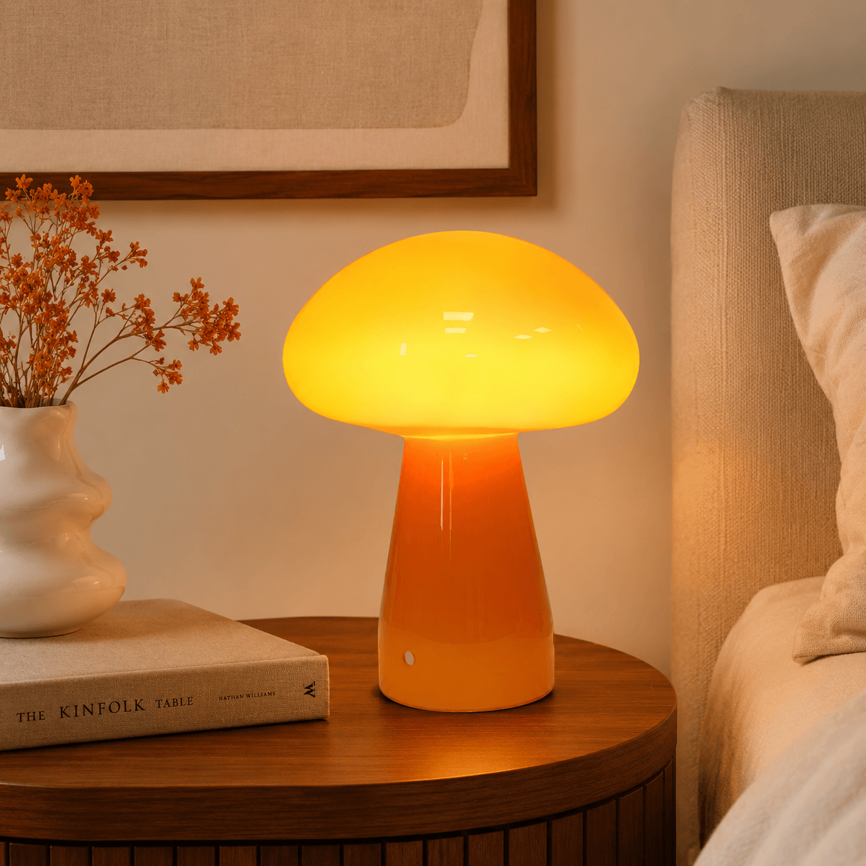 Glass Mushroom Table Lamp - Image 3
