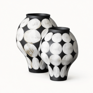 Wabi-Sabi Textured Ceramic Vase