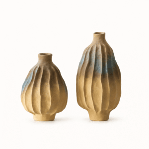 Wabi-Sabi Sculptural Ceramic Vase
