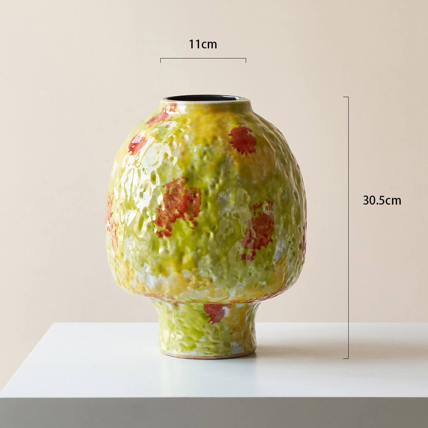 Wabi-Sabi Textured Ceramic Vase - Image 11