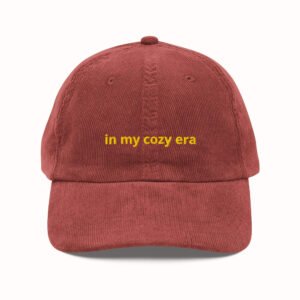 In My Cozy Era Corduroy Cap